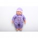 Poupon bébé câlin - 6 sons - violet  Be    505700